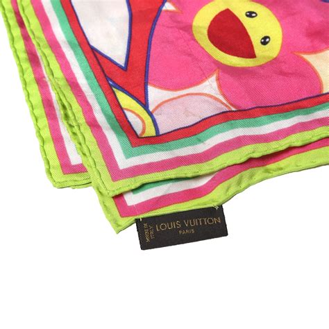 Louis Vuitton x Takashi Murakami Cosmic Blossom Silk Scarf